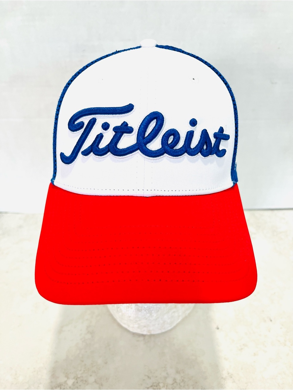 Titleist Tour Performance Mesh Snapback Adjustable Golf Hat/Cap w/FJ Logo-New